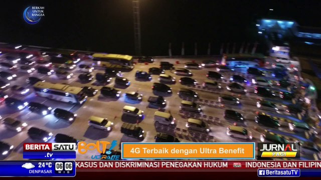 Kondisi Arus Mudik di Tol Palimanan