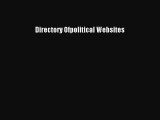 Read Directory Ofpolitical Websites Ebook Free