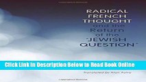 Read Radical French Thought and the Return of the 