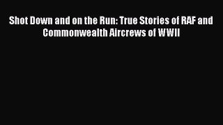 Read Books Shot Down and on the Run: True Stories of RAF and Commonwealth Aircrews of WWII