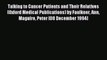 Read Talking to Cancer Patients and Their Relatives (Oxford Medical Publications) by Faulkner