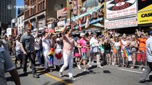 Canadian Prime Minister attends Pride parade in Toronto