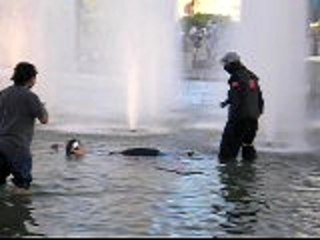 kakashi and zabuza fighting @ anime expo 2007 day 2