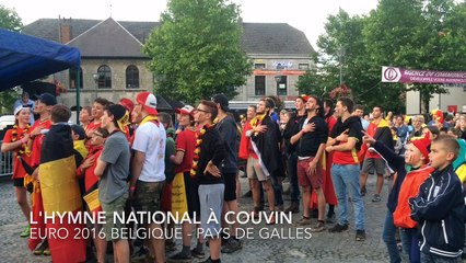 Euro 2016 - Les Couvinois chantent l'hymne national