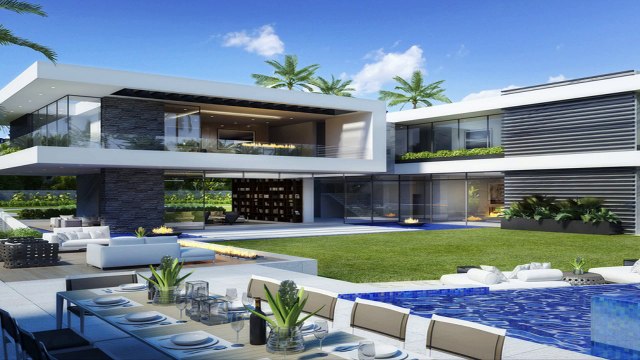 Mẫu biệt thự đẹp với thiết kế hiện đại sang trọng