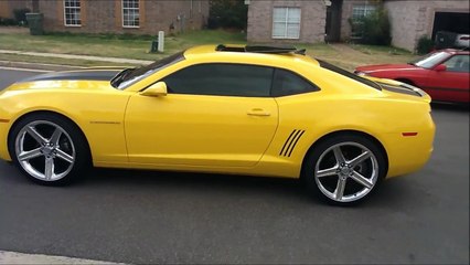 Camaro On 22' Inch Iroc Wheels