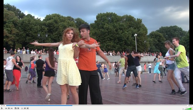 Танцы- Хастл-ОпенЭиры. Парк Горького N 1 01.07.2016