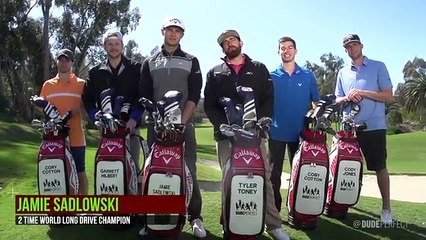 Long Drive Trick Shots - Dude Perfect
