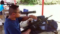 Me shooting my Ruger SR-22 25yds w/ results