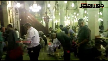 توافد الالاف علي  السيد البدوي بطنطا لصلاة ليلة القدر