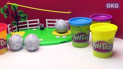 Easter Bunny Hiding Eggs For PEPPA PIG Toys For Little Kids