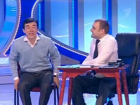 КВН. Казахи - Аферист берет кредит в банке. Смеялся до слёз!