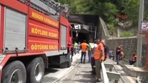 Bolu Tiner Yüklü Tır Tünel Girişine Çarptı 5 Ölü