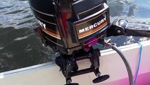 Mercury 110 9.8HP Outboard Motor 2-stroke On 10 Foot Alumarine