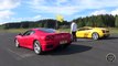 Ferrari 360 Modena VS Lamborghini Gallardo - DRAG RACE & Accelerations