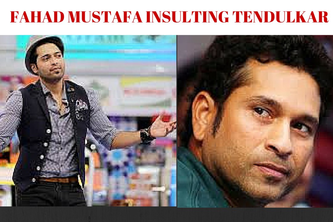 Fahad Mustafa Insults Sachin Tendulkar in Live Show Jeeto Pakistan Jeeto