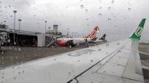 Flight attendant welcome speech on Gol flight from Rio de Janeiro to São Paulo