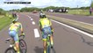 78 KM restants - Chute de Contador - Étape 1 (Mont-Saint-Michel / Utah Beach) - Tour de France 2016
