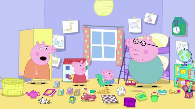 Peppa Pig - Tidying up - Cartoons For Kids