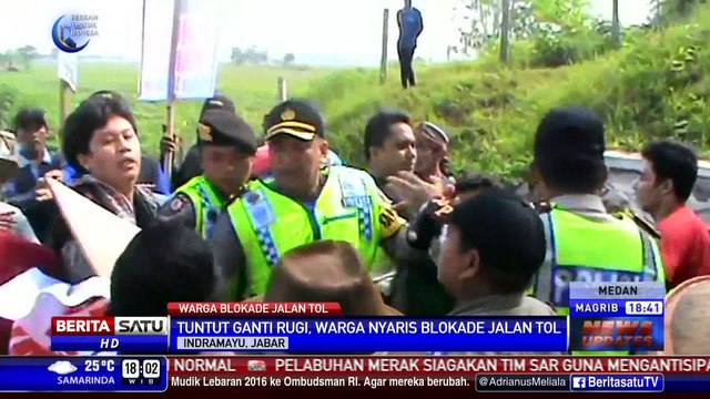 Hendak Blokir Tol Cipali, Warga Majalengka dan Polisi Ricuh