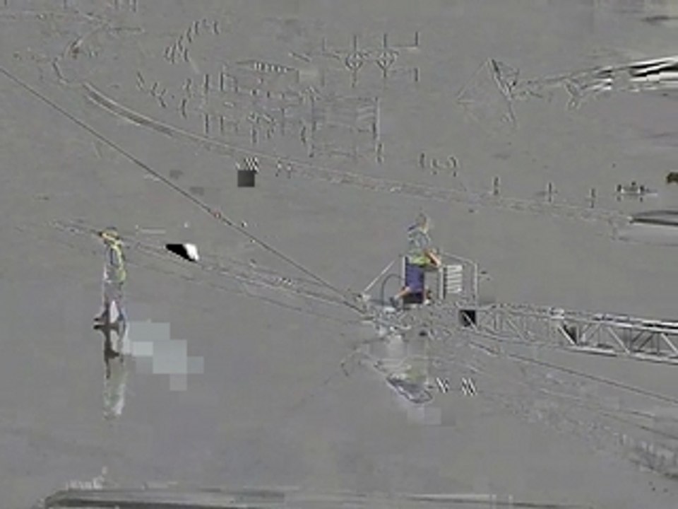 Début démontage du cirque du soleil