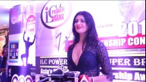 Pooja Batra Exposed,Hot Cleavage In Low Cut Dress !!