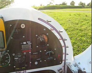 Valter's PIK-26 cockpit view