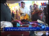 Stalls of different varieties set up for Eid shopping