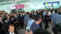 Cumhurbaşkanı Erdoğan, Atatürk Havalimanı'nda İncelemelerde Bulundu