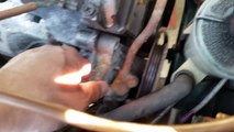 2000 Honda CRV 2.0 A/C fan belt replacement part 2