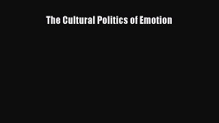 Download The Cultural Politics of Emotion PDF Free