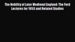 Download The Nobility of Later Medieval England: The Ford Lectures for 1953 and Related Studies