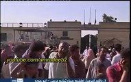 لحظة خروج مبارك من سجن طره 22 8 2013
