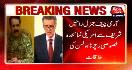 US special envoy Richard Olson meets COAS General Raheel Sharif
