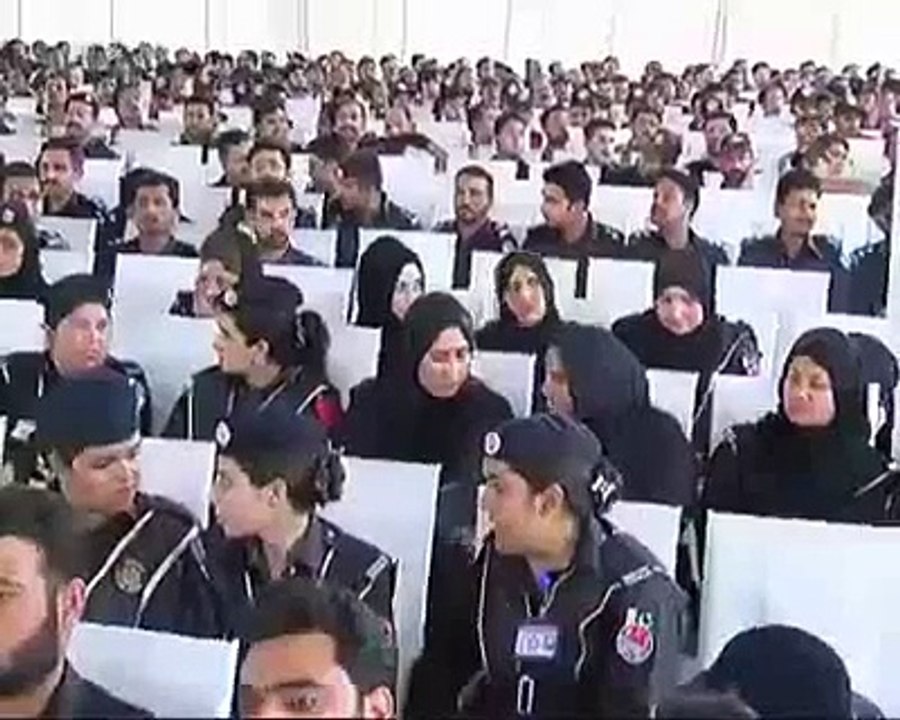 Police Officers Sleeping During Shahbaz Sharif Speech