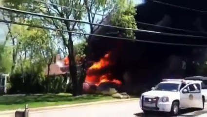Pit Bull Saves Woman from Burning Building