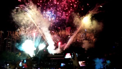 kuala lumpur fire works