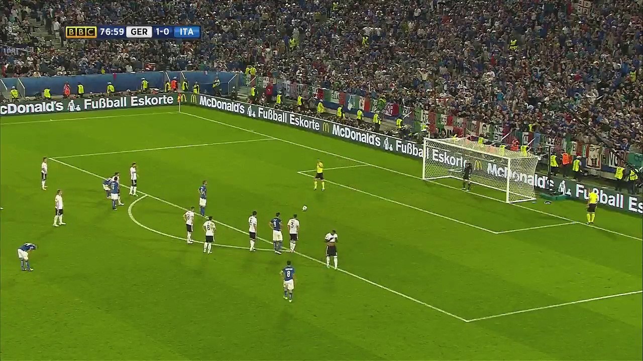 But de Bonucci - Allemagne 1-1 Italie Euro 2016 - 2016.07.02