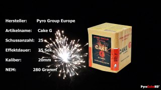 Cake G - Pyro Group Europe, 25 Schuss [FULLHD]