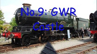 My top 20 favourite Steam trains!