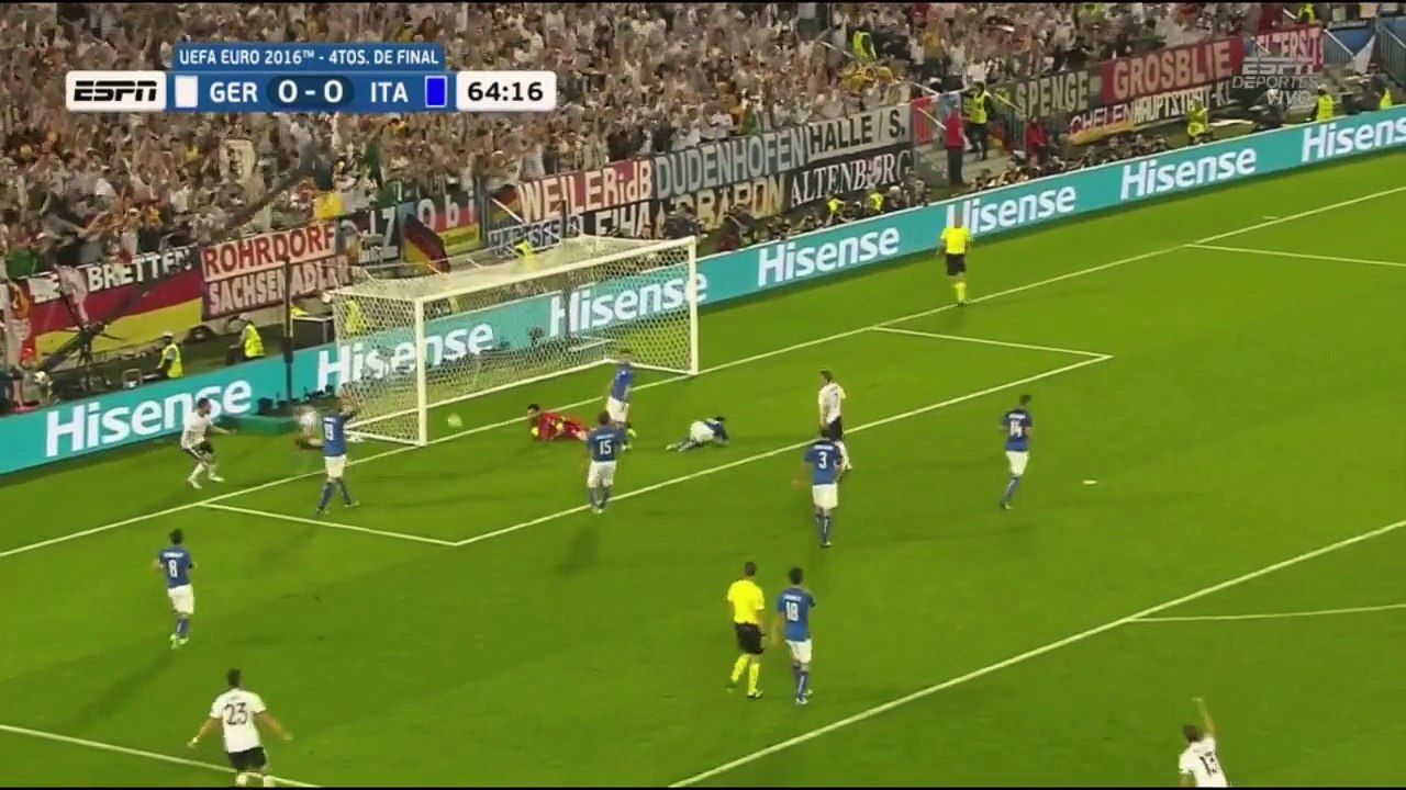 All Goals HD - Germany 1-1 Italy euro 2016 - 2016.07.02