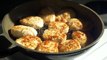 Fried Pork Meatballs Or Cutlets In Frying Pan - Stock Footage | VideoHive 15530882