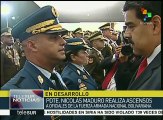 Venezuela: Maduro otorga ascensos a oficiales de la FANB