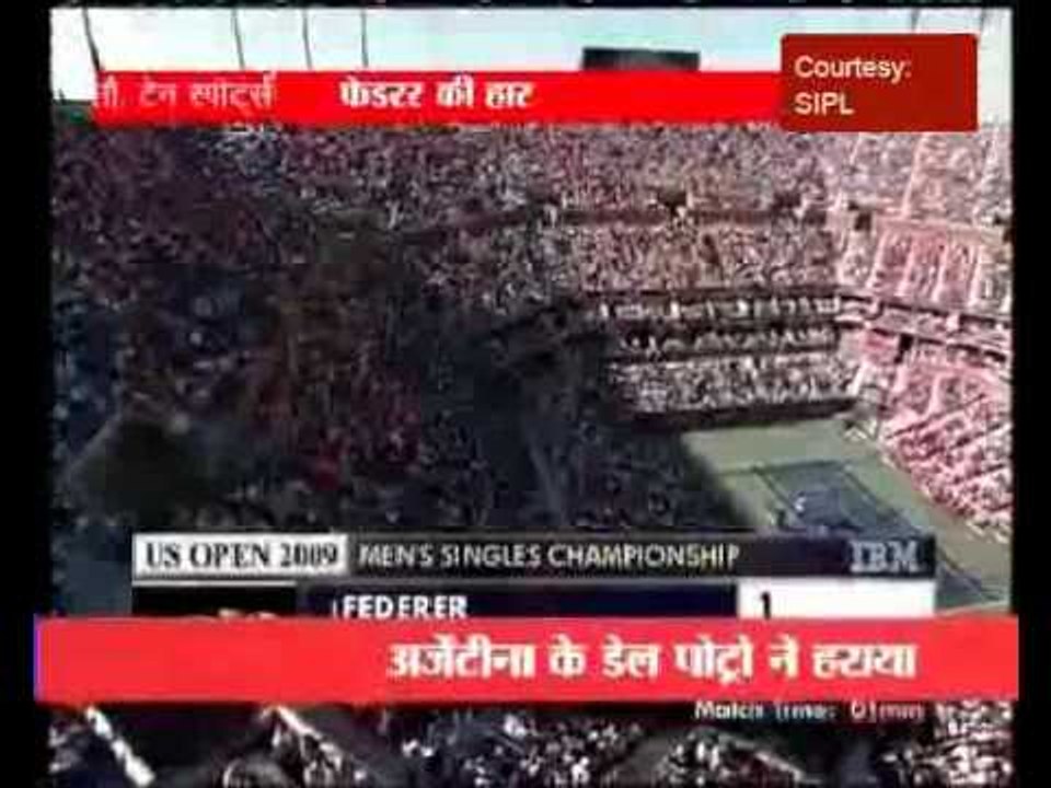 Federer shocked by Potro in US Open men's finals