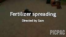 Spreading fertilizer Day on the farm episode 28