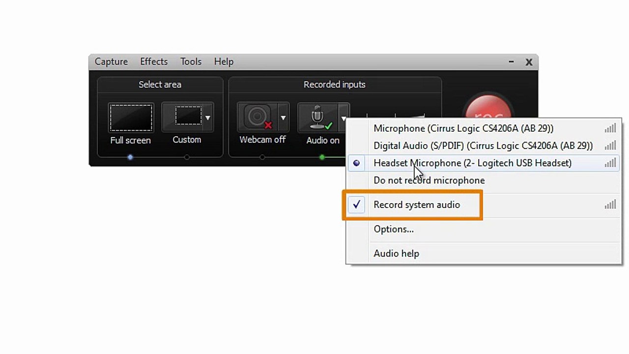 How to Record your Screen using Camtasia studio 8