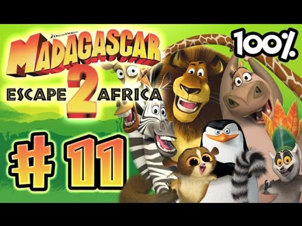 Madagascar Escape 2 Africa Walkthrough Part 11 (X360, PS3, PS2, Wii) 100% Level 10 - Wooing Gloria -