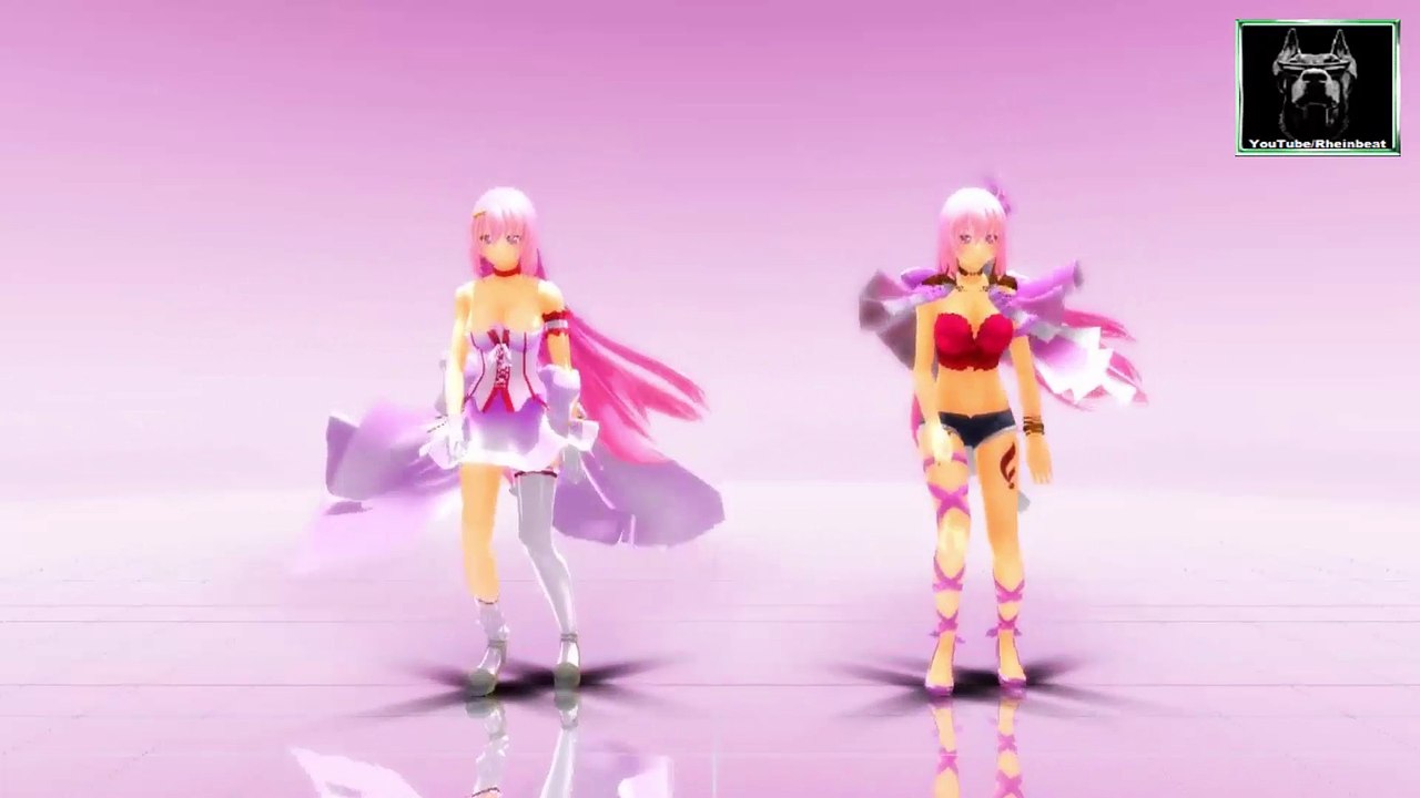 Rheinbeat - Sexy Cartoon Girls Dance - Pink Electro House Party - Mix - 2016