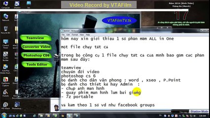 About Tools To agian Setup And Gosht Win ALl IN One by VTAFilmTV.TK