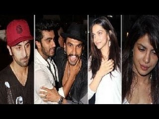 Deepika, Ranbir, Katrina & Ranveer Singh at Arjun Kapoor's BIRTHDAY BASH